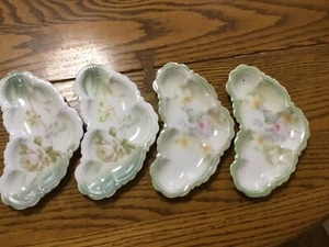 VINTAGE “ LEUCHTENBURG”  4- GERMAN CHINA (BONE DISHES) or CANDY DISHES - Picture 1 of 12