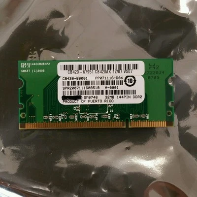 *NEW* Genuine HP CB420-67951 HP LaserJet P2015 P3005 32MB DIMM *New OEM* - Image 1 of 3