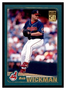 2001 Topps #311 BOB WICKMAN Cleveland Indians