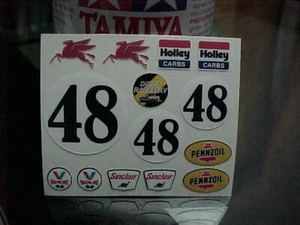 1/24 slotcar 1/24 scale slot car Vintage Chaparral 2 D slot car DECALS ? - Picture 1 of 5