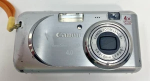 Canon PowerShot A430 PC1186 4MP 4x Zoom silber Digitalkamera C/OHNE BATT/SIEHE BESCHREIBUNG - Bild 1 von 9