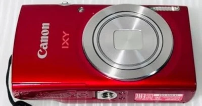 [Excellent+]Canon IXY 180 PowerShot ELPH 180 Red 20MP Digital Camera 8x Zoom - Image 1 of 3