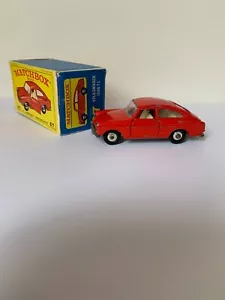 Vintage Lesney Matchbox Volkswagen 1600 TL #67 Diecast Toy Car Model w/ Box Old - Foto 1 di 6