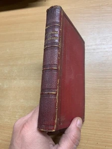 *RAR* 1872 LORD MACAULAY "BIOGRAPHIEN" Antikes Buch aus rotem Leder (P4) - Bild 1 von 17