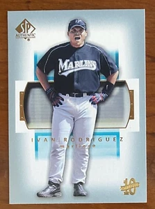 2003 SP Authentic Upper Deck IVAN RODRIGUEZ #70 HOF Marlins - Picture 1 of 2