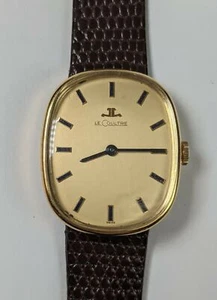 Vintage Le Coultre 18 KT Gold Men's Watch, Manual Wind 17 Jewels - Picture 1 of 8