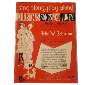 Vintage 1950s Sing-Along Play-Along Christmas Carols and Hymns Piano Book - Picture 1 of 7