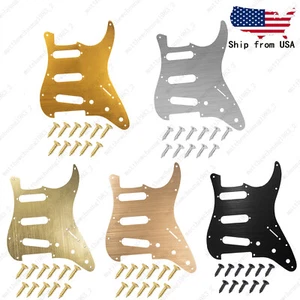 11 Loch SSS Metall Gitarre Schlagbrett Aluminium für ST Strat E-Gitarre 5 Farben - Bild 1 von 7