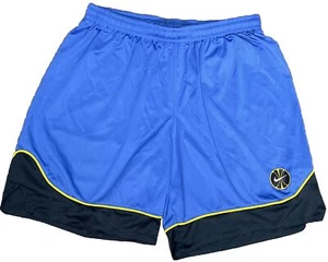 Vintage Nike Fit Team Sports Basketball Shimmer Blue Shorts Size XXL Red Tag - Picture 1 of 7