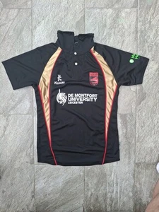 Leicestershire Foxes Kukri Uptonsteel T20 Whiteball Retro Cricket Shirt Medium - Picture 1 of 5