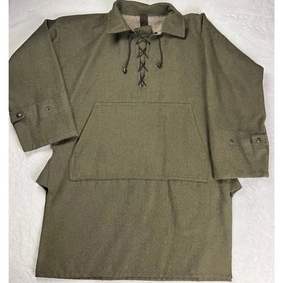 Parka Simon Pearce Vintage Lana Verde Leñador Anorak Talla Mediana Vikinga Foto 1 de 4