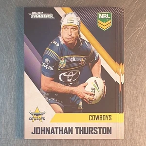 2017 NRL Traders Johnathan Thurston Card with QLD Cowboys Team Set (10 Cards) - Picture 1 of 6