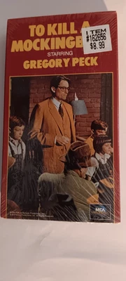 To Kill A Mockingbird (NEW VHS 1987, 1962) Gregory Peck MCA - Image 1 of 2