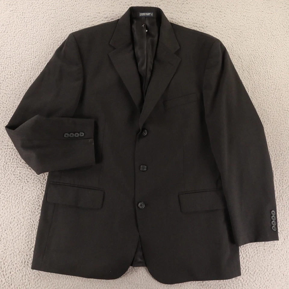 Chaqueta Nautica L 44R Gris Carbón 100% Lana Sarga Abrigo Deportivo Blazer Clásico Foto 1 de 4