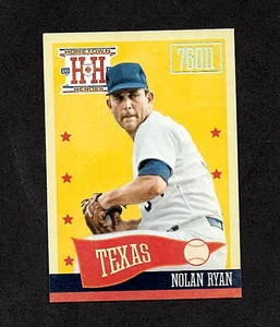 Panini Hometown Heroes #281 2013 - Nolan Ryan * variación SP * código postal * lámina - Imagen 1 de 2