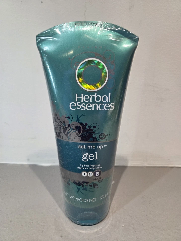 New Herbal Essences Set Me Up Hair Gel Lily Bliss Fragrance Level 3 Max 6 Oz - Image 1 of 4