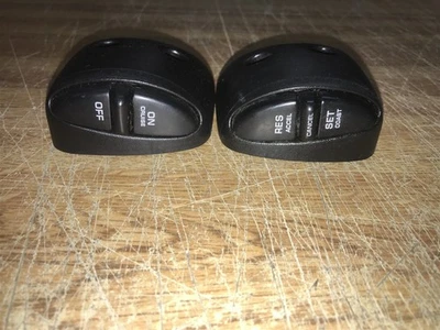 CRUISE CONTROL SWITCH PAIR BLACK Dodge Plymouth NEON 1995 1996 1997 1998 1999 - Image 1 of 3