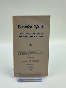 Heft Nr.3 Das Logensystem der freimaurerischen Erziehung überarbeitet 1966 Reprint 1967 - Bild 1 von 7