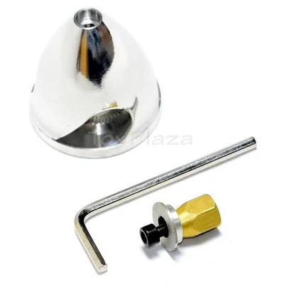 1.25in 32mm 3 Bladed Aluminum Spinner for 5mm Shaft Nitro Engine for RC Airplane - Image 1 of 4