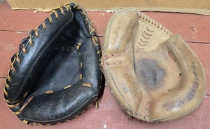 Lote de guantes/mitt para receptores de béisbol Cambridge C22 y Mizuno GXC51 MVP - Imagen 1 de 6