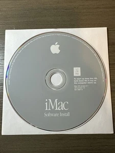 VTG 2001 iMac Software Install Disc Mac OS Version 9.1 CD version 1.3 691-3097-A - Picture 1 of 2