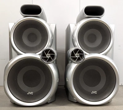 (SET OF 2) JVC SP-MXGC5 Twin Tube Speakers *FULLY FUNCTIONAL* MX-GC5 *RARE* - Image 1 of 4