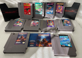 NES NINTENDO GAME LOT WIZARD & WARRIORS II WRATH BLACK MANTA SNAKE'S REVENGE EUC