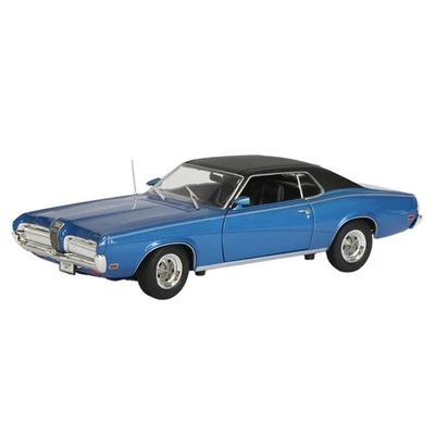 Modelo de coche fundido a presión Welly NEX Models 1970 Mercury Cougar XR7 azul 1:18 Foto 1 de 4