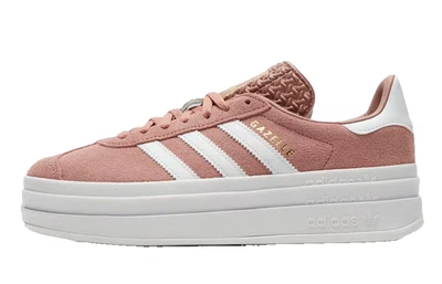 adidas Originals Gazelle Bold Girls Womens Trainers Ruby Pink Size. UK. 4.5 - Image 1 of 4