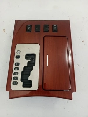 2004-07 Nissan Armada Titan QX56 Gear Shifter Bezel Trim CupHolder Wood Grain Foto 1 de 4