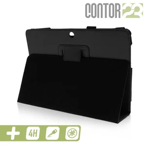 Schutzhülle, Tasche mit matte Folie in SCHWARZ für 10.1" Samsung Galaxy Tab 2 - Bild 1 von 5