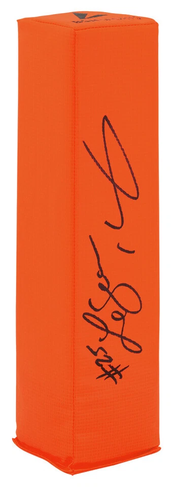 Pilón de fútbol americano LeSean McCoy (EAGLES) firmado BSN Orange Endzone - (certificado de autenticidad Schwartz) Foto 1 de 1