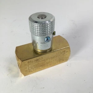 Parker 9N400B -11JU Hydraulic Flow control Check valve 9N400B 11JU New NMP - Bild 1 von 2