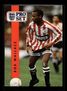 207 ~ Rod Wallace ~ 1990-91 Pro Set England ~ Base ~ X^SOC