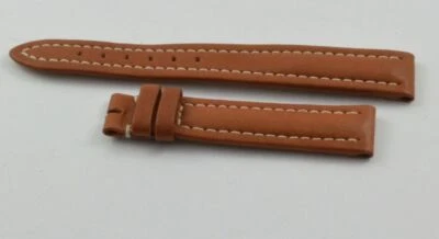 Pulsera Breitling de cuero de becerro 15 mm para hebilla 14 mm 15-14 577X Foto 1 de 2