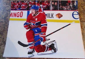 BRENDAN GALLAGHER SIGNED 8 X 10 MATTE PHOTO MONTREAL CANADIENS (B) - Picture 1 of 3
