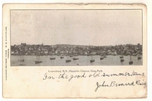 c1905 UDB PC: Panoramic View of Lunenburg, NS, Canada Opposite Cannon Gate Park - Picture 1 of 2
