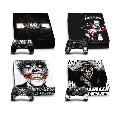 JOKER DC COMICS PERSONAJE ARTE VINILO SKIN CALCOMANÍA PARA CONSOLA Y MANDO SONY PS4 Foto 1 de 4