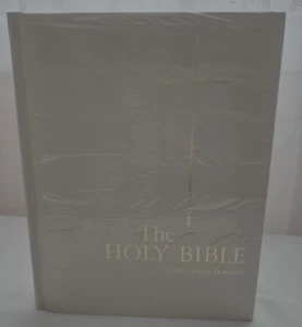 Vintage HOLY BIBLE King James Version White Good Counsel Publishing New Sealed - Picture 1 of 4