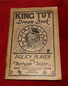 ANCIEN livre de rêve original King Tut VINTAGE