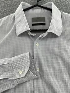 CANALI Camicia Abito Uomo 42 16 1/2 Multicolore Quadri Manica Lunga Bottoni Italia - Foto 1 di 16