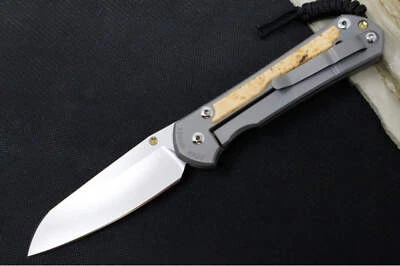 Chris Reeve Large Sebenza 31 LEFT HAND - Insingo Blade / Box Elder Inlay / CPM-M - Image 1 of 4