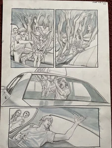 Juan Ferreyra Original Comics Kunst Colder Serie Ausgabe #3 Horror 2012 - Bild 1 von 2