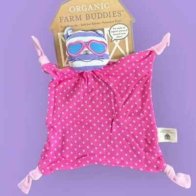 Apple Park Orgánico Granja Amigos CATNAP GATITO Gato Peluche Seguridad Lovey Bebé Juguete Foto 1 de 3