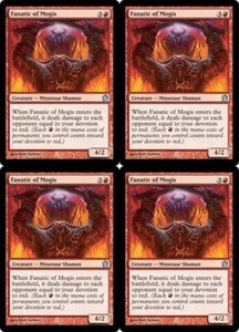 MTG - 4x FANATIC OF MOGIS - Theros (U) - Picture 1 of 1