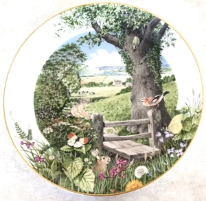 Peter Barrett Porcelain Collector Plate A Country Path in May Vintage 1979 - Picture 1 of 9