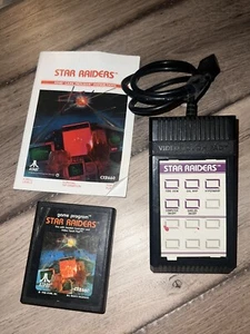 Star Raiders With Video Touch Pad (Atari 2600, 1982) WITH MANUAL AND OVERLAY - Picture 1 of 8