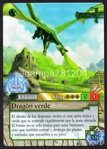 DRAGON VERDE #372 CROMO FANTASY RIDERS 3 EL RESURGIR DE LOS DRAGONES 2021 PANINI - Picture 1 of 2