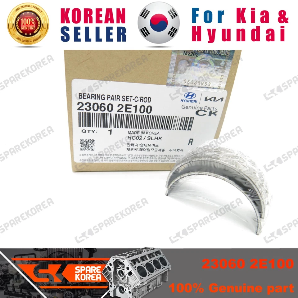 JUEGO DE PAR DE RODAMIENTOS GENUINO/OEM 230602E100-C/ROD para Kia Sportage 16 Foto 1 de 1