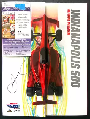 DANICA PATRICK SIGNED 2018 INDY 500 INDIANAPOLIS PROGRAM FINAL RACE *WOW* JSA - Image 1 of 2